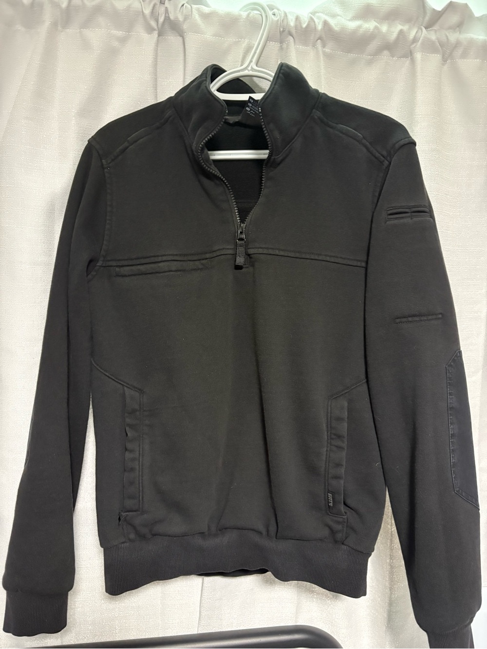 Black 5.11 Quarter-Zip Pullover Sweatshirt